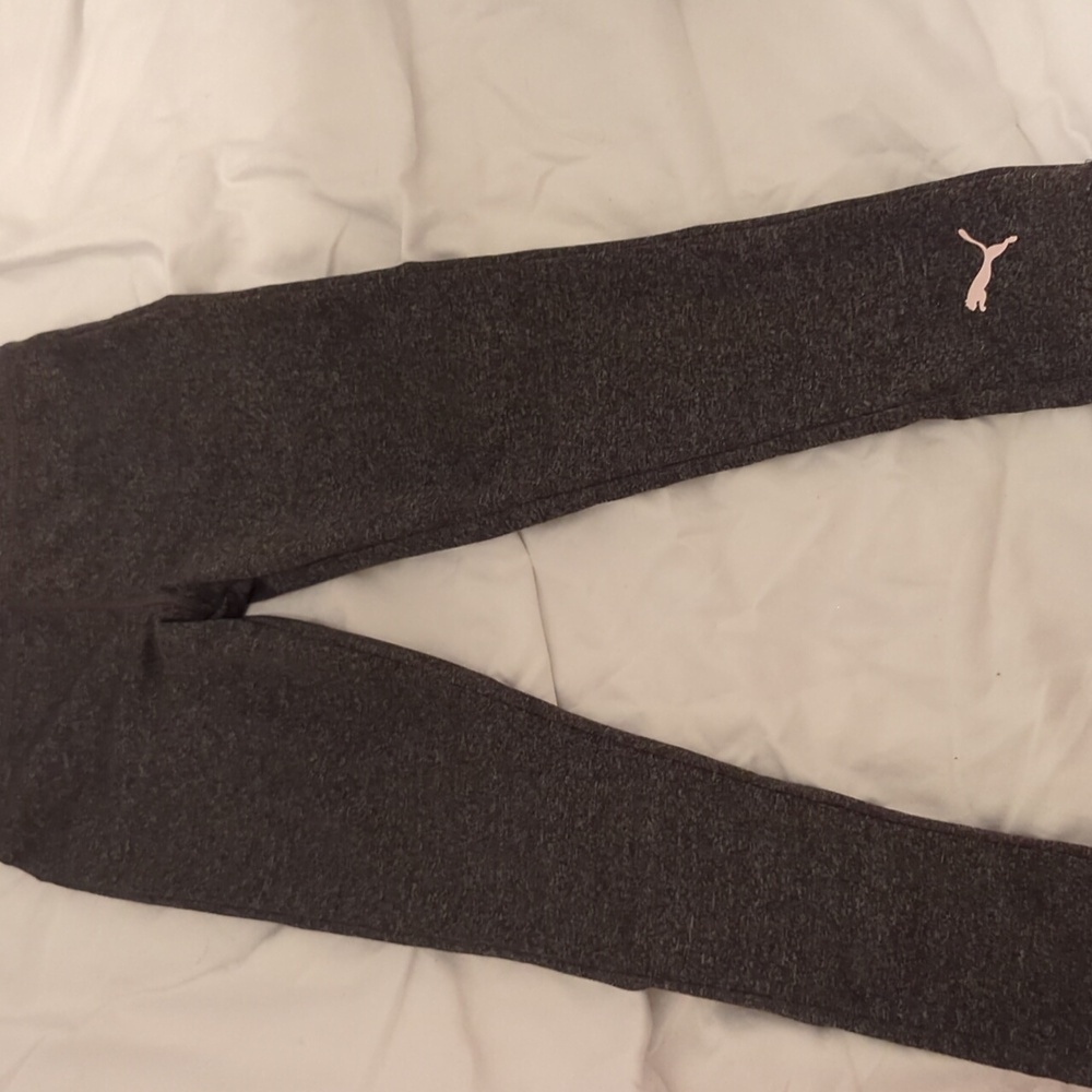 Puma grey stretch pants size s